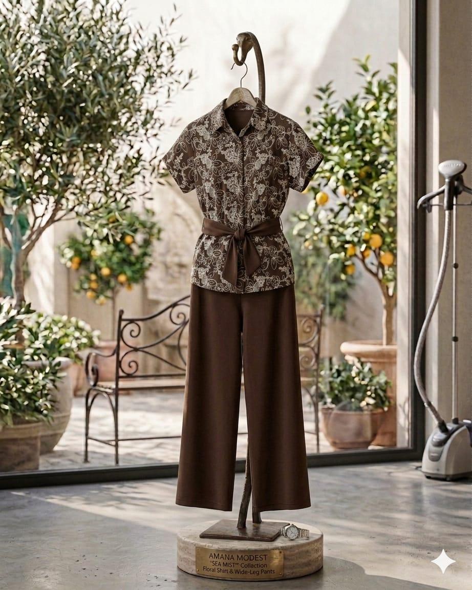 Ensemble d'Intérieur Sea Mist Chocolat